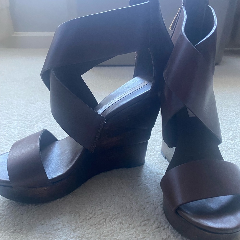 Diane von Furstenberg Wedge Heels with Platform